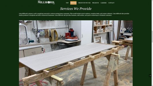 Lima Millwork Site Revised 2 - Services