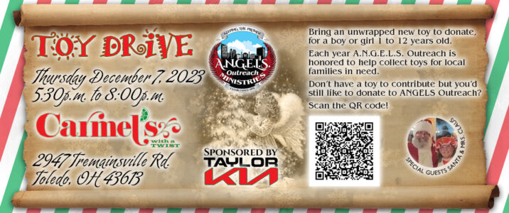 Toy Drive Event Website Slider 2023